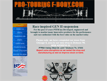 Tablet Screenshot of pro-touringf-body.com